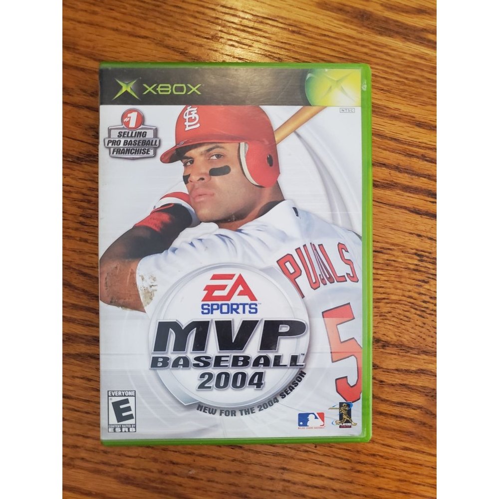GUC 2004 MVP Baseball Original Microsoft Xbox Game Case Artwork Book Tested